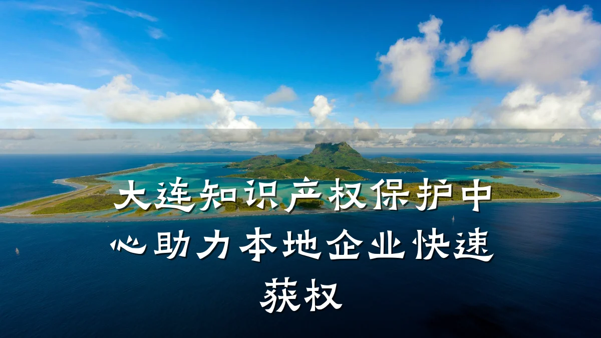 大连知识产权保护中心助力本地企业快速获权