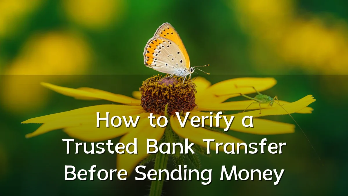 How to Verify a Trusted Bank Transfer Before Sending Money